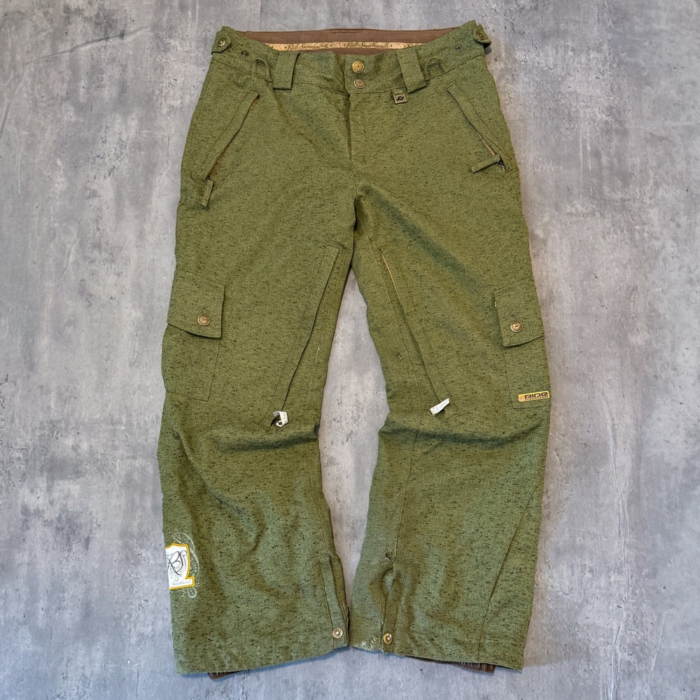 VTG Y2K 2000's 00's Ride Snowboard Baggy Relax Fit Wide Legged Flare Pants